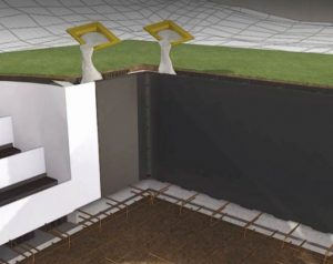 Betonieren der Seitenwände